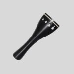 Ebony Tailpiece Round Type With White Fret